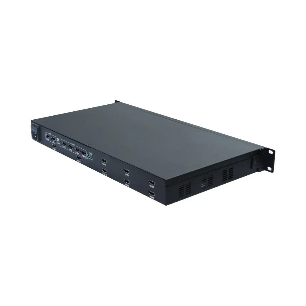 4K video wall controller voor 12 eenheden, soepots 2x6 3x4,4x3,3x3 modus, 4K 60 HZ Multi Video Scherm Processor Splicer, TK-UD12