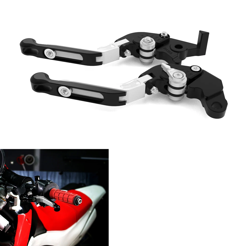 Brake Clutch Levers Brakes Motorcycle Fit For Aprilia Dorsoduro 750 Factory ABS 2007-2012 Adjustable Folding Extendable Lever