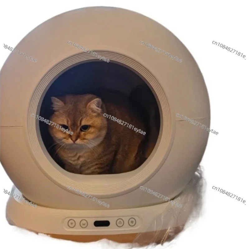 

Large Capacity Automatic Cat Litter Box Self Cleaning, Smart Self-Cleaning Cat Litter Box with Litter Box APP Control