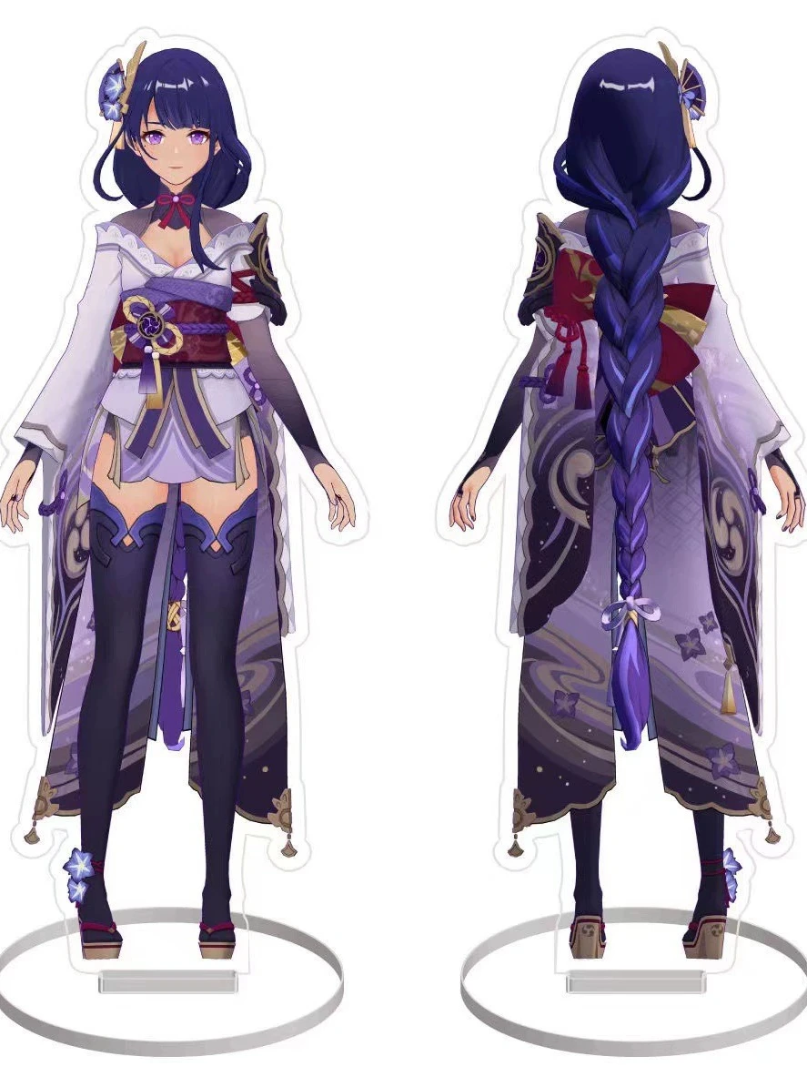 Anime Genshin Impact Alhaitham Xiao Cosplay acrilico positivo e negativo Hd decorazione fronte-retro segno in piedi Ambitus