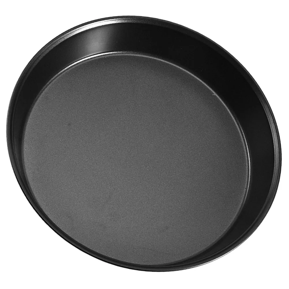 

Cake 8 Inch Baking Dish Roasting Tray Pans Carbon Steel Round Shaped Pizza Plate Bakery