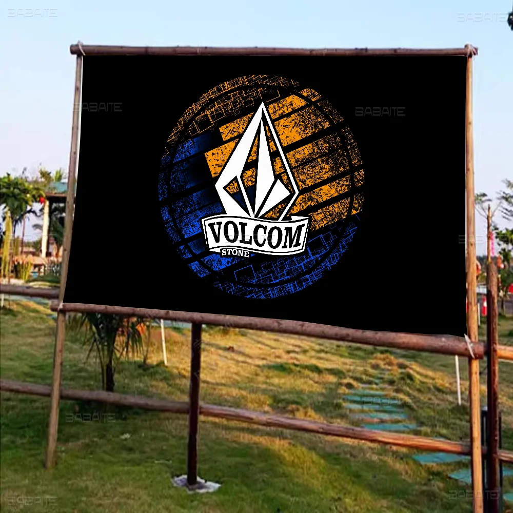 V-Volcom LOGO Advanced Printing Commercial Advertising Flag Company Party Banner