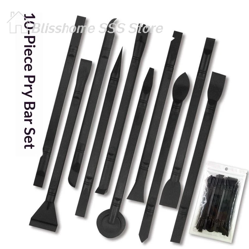 

【S】Professional Practical 10Pcs/Set 10 1 Plastic Crowbar Disassembly Spudger Opening Tools Phone Tablets Laptop Repairing