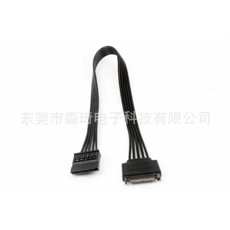 3 قطع، 15 دبوسًا، مقسم طاقة Sata لمحركات الأقراص الضوئية، شعلات DVD، بطاقات PCI، HDD، SSD، قرص القرص الصلب، كابل طاقة Sata