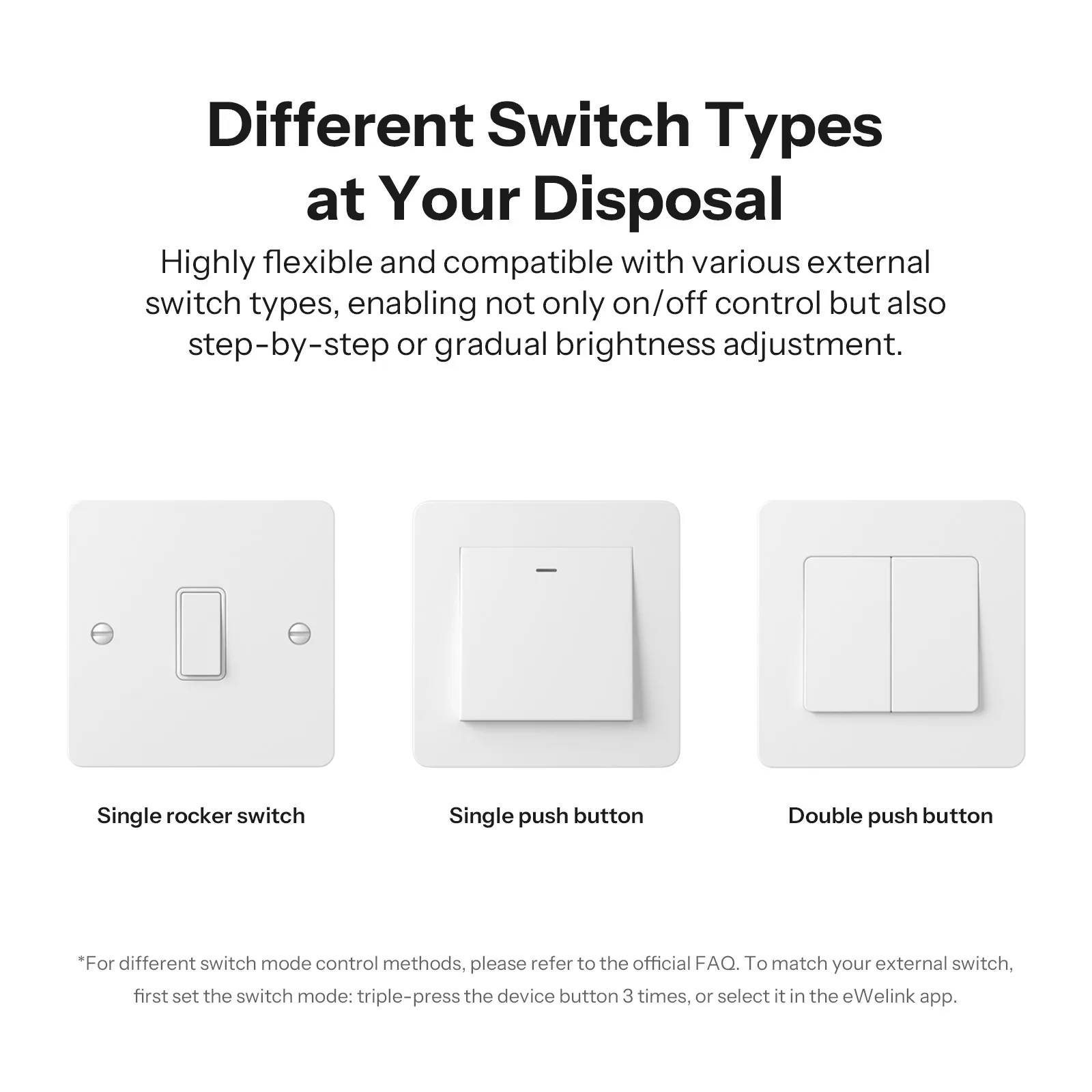 SONOFF MINI-ZBDIM Extreme Zigbee Smart Dimmer Switch Wide Lighting Compatibility Real-Time Power Monitoring Overheat Protection