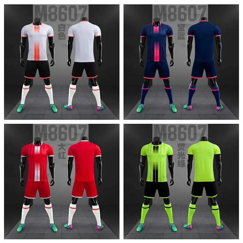 Homens personalizar camisas de futebol adulto uniformes de futebol camisas mulheres futsal roupas esportivas criança treinamento treino criança roupa esportiva