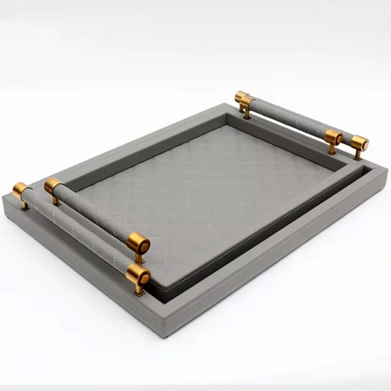 

19-137Single-Layer Dry Fruit And Candy Serving Plate Platter Tray Luxury Dishes & Plates With hand For Parties