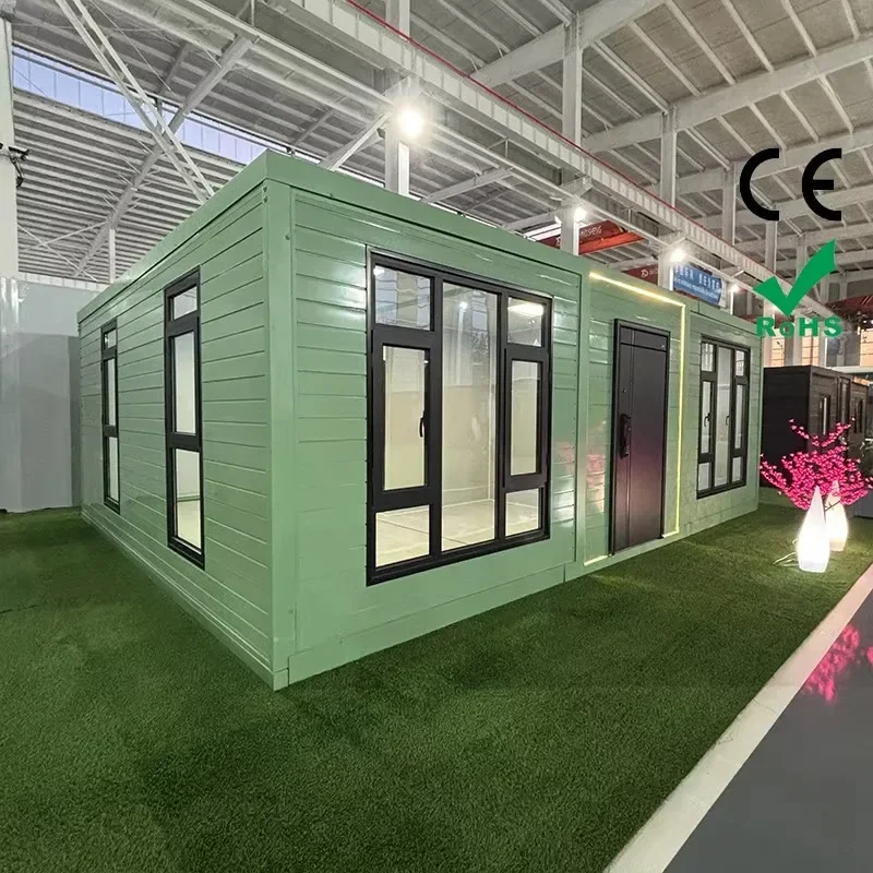 High Quality Customized 30 ft 40ft American Prefab Expandable Foldable House Tiny Home 20ft Container House With 2 3 4 Bedrooms