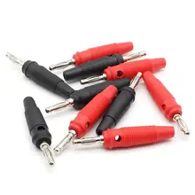 10pcs Red and Black 4mm Banana Plugs #6