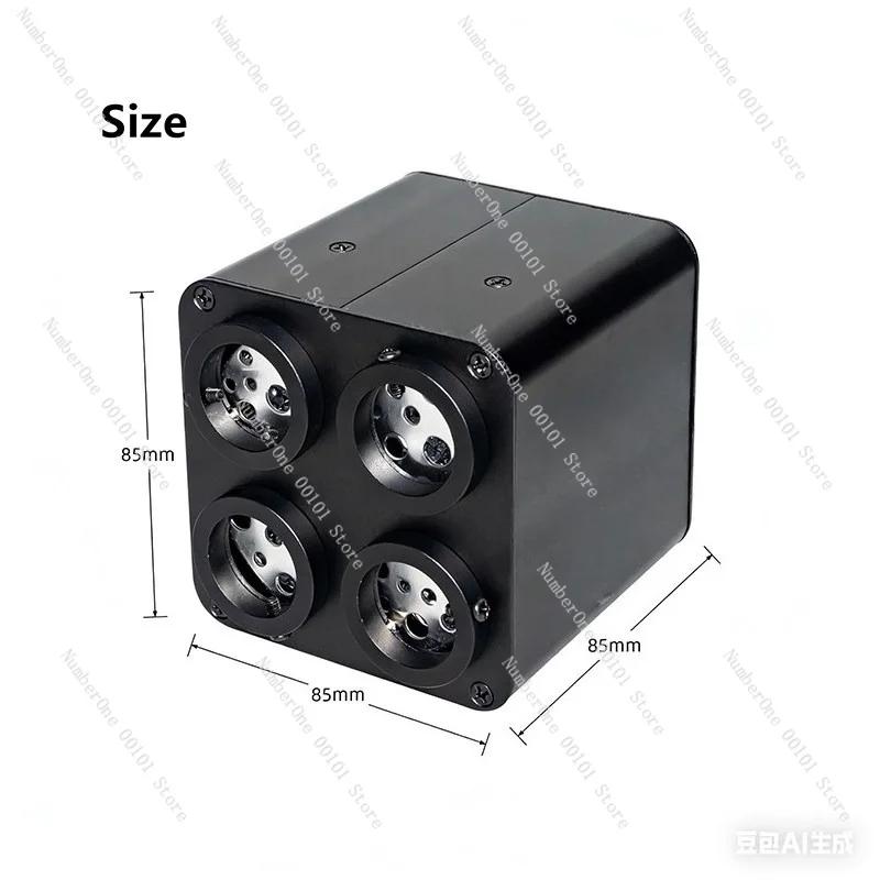 4 Port 32W RGBW LED Fiber Optic Light Star Ceiling Kit Car Home Roof Twinkle Projector Led Light Engine Starlight Headliner Kit