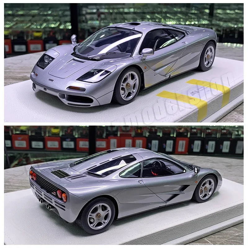 MAKE UP 1:18 1994 McLaren F1 Resin Car Model Collectible Miniature Die-cast Cars Model Decoration EML073A : Magnesium Silver