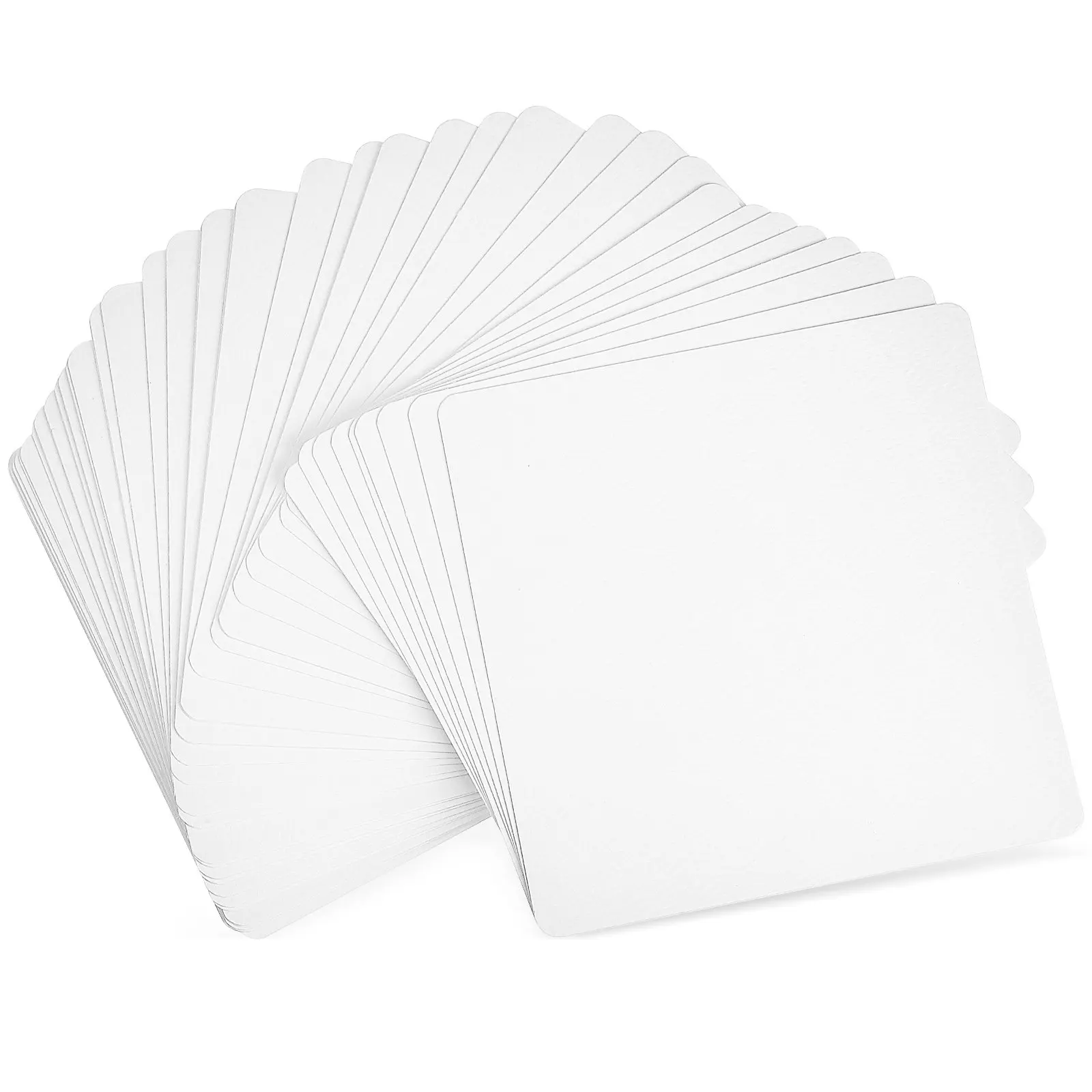 50Pcs White Blank Watercolor Cards Cardstock Paper for Drawing Painting Classroom DIY Drawing Paper Mini Watercolor Paint Pad
