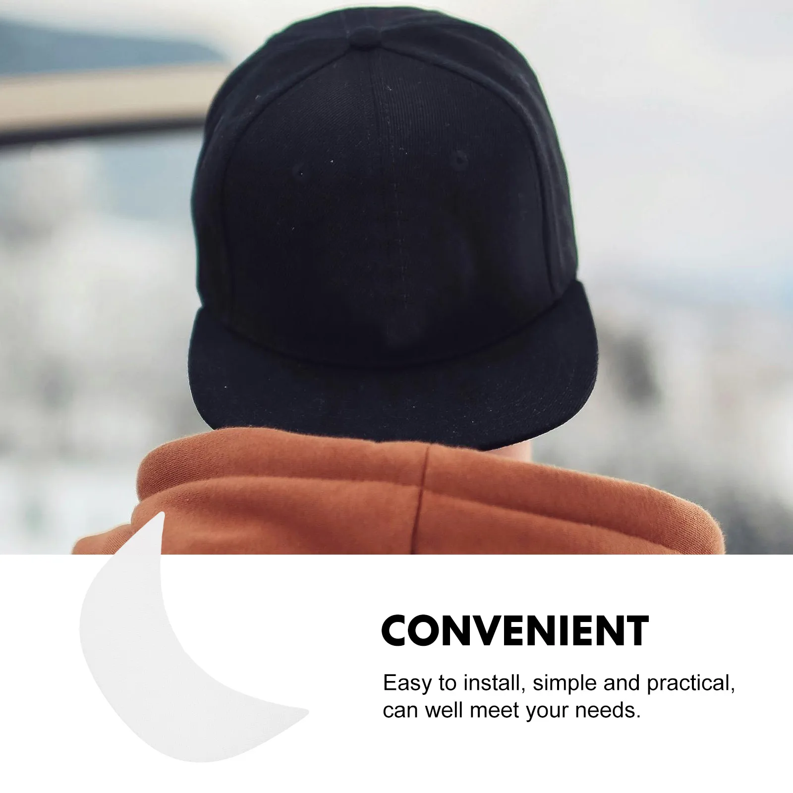 

10pcs Hat Brim Accessories Cap Insert for Baseball Male White Caps Inserts Sun Visor Board Replacement Hat Brims Peaked Cap