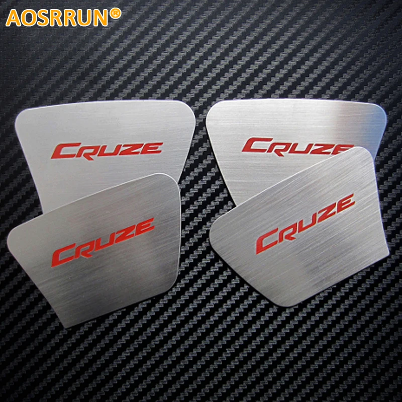 For Chevrolet Cruze 2009 2010 2011 2012 2013 J300 Stainless steel inside Door Bowl Stickers Trim Car Accessories