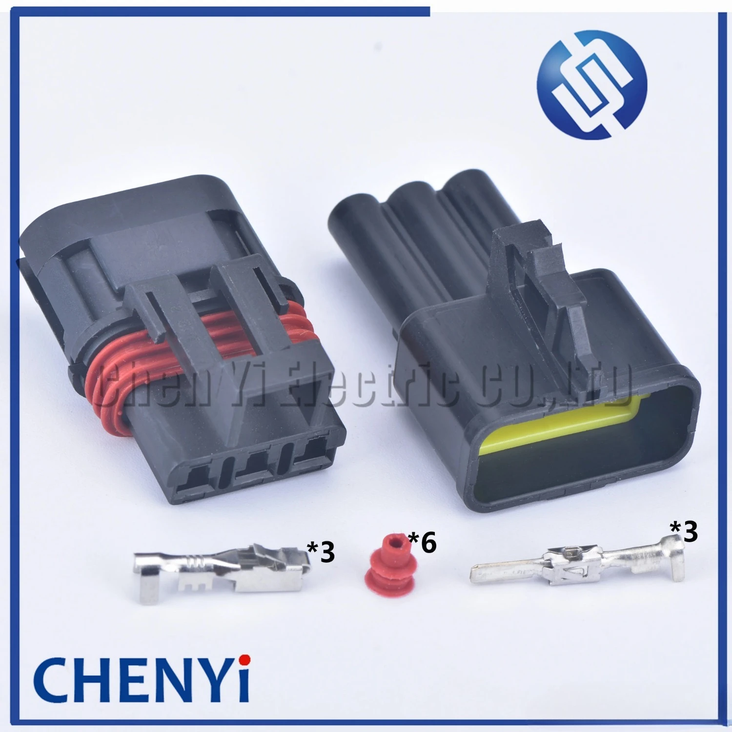 

3 Pin male or female Sealed plastic wiring harness auto connector 12040977 for Polaris 280 Series