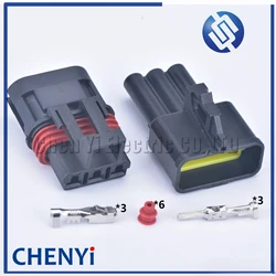3 Pin male or female Sealed plastic wiring harness auto connector 12040977 for Polaris 280 Series