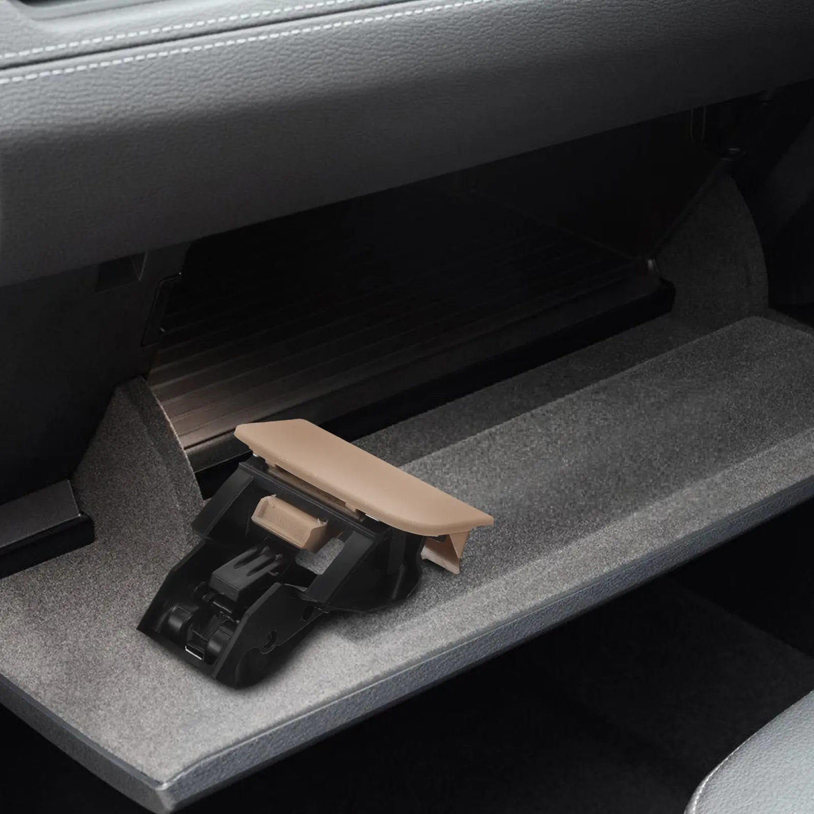 

ABS Glove Box Latch Handle for Easy Installation Robust Design Universal Car Sundries Box Replacement Handle