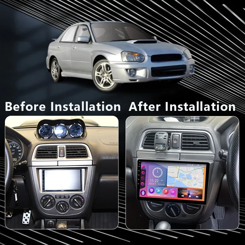 QSZN 2K QLED For Subaru Impreza WRX 2000 - 2007 Android 13 Car Radio Multimedia Video Player GPS AI Voice CarPlay 4G Head Unit