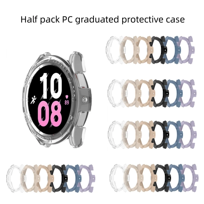 5/3/1pcs Hard Frame Case Inlaid Ring Case For Samsung Galaxy Watch 5/Pro/4/Active 2 40mm 44mm Watch5/4 45mm Screen Protector