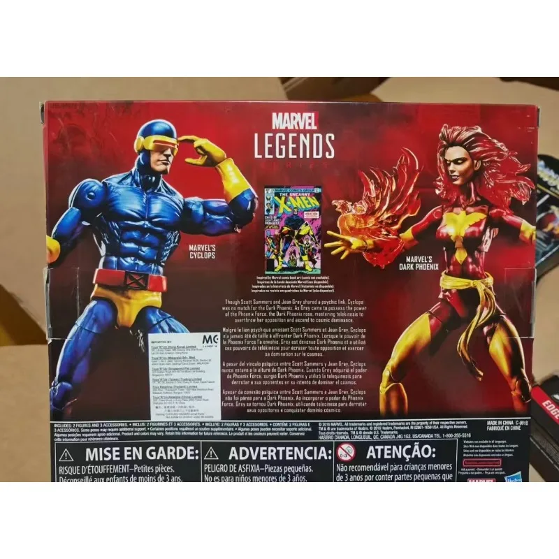 Original Hasbro Marvel Legends Series X-MAN DARK PHOENIX & CYCLOPS Action Toy Figure Model Collection