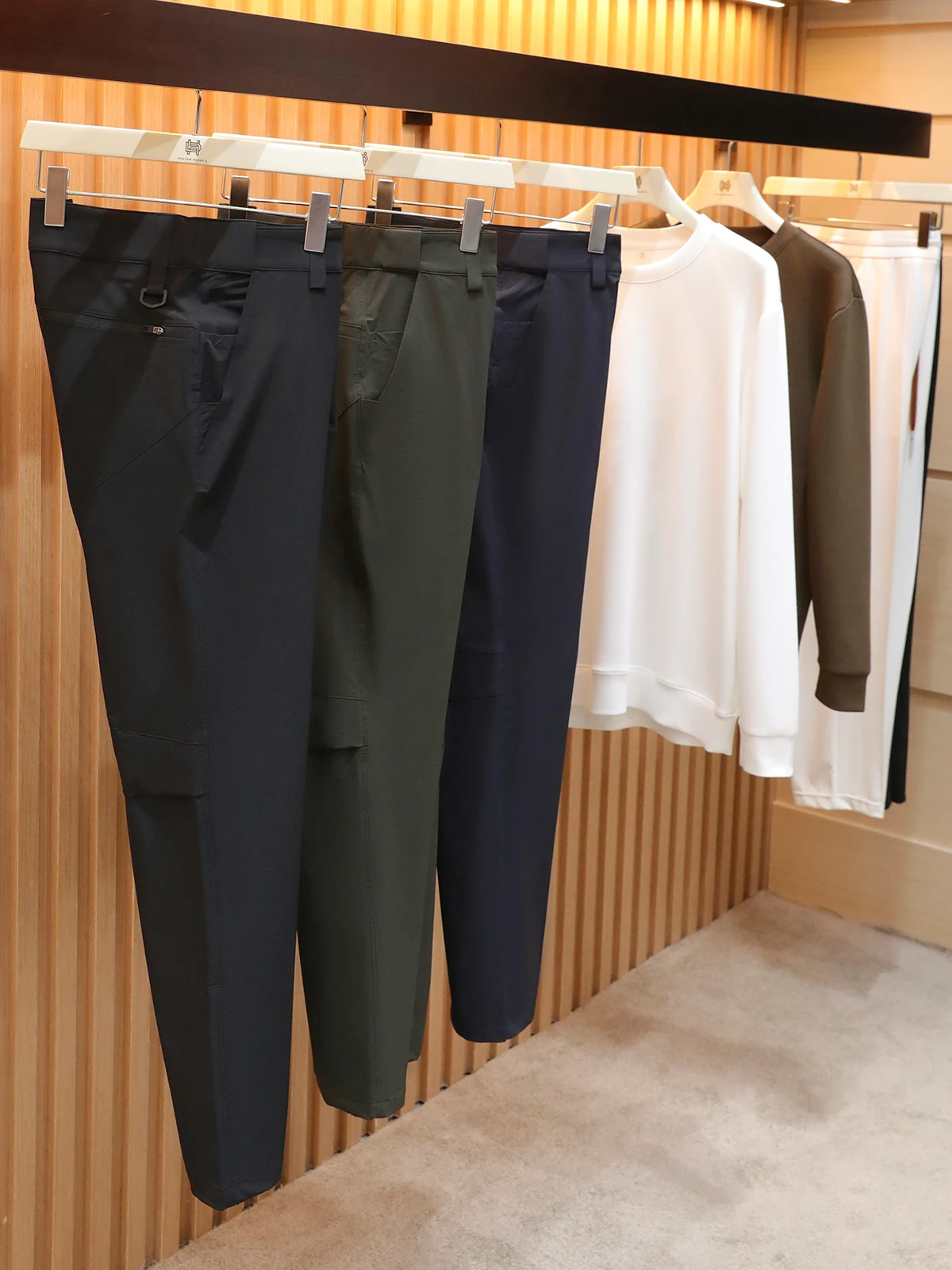 

Men's Casual Outdoor Elastic Straight Leg Trousers Autumn 2025 New Sle Doctor.Huang's Nylon Fabric High Waist Zipper Fly