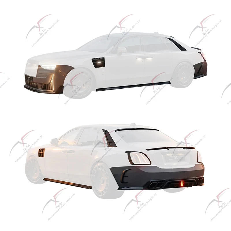 Customized Car Mod MSY Style Carbon Fiber Front Fender Rear Bumper for Rolls Royce Ghost 2024-2025 Body Kit Upgrade