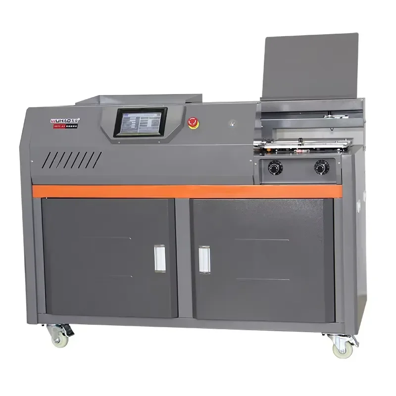Wuhao 60F-A4 Automatic Wireless Glue Binding Machine A4 Size Perfect Binder