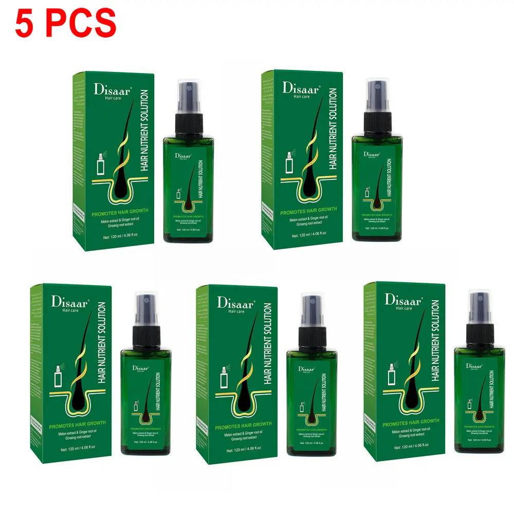 5pcs/Lot Disaar Natural Extract Baldness Repair Spray Germinal Pilatory NEO Hair Regrowth Lotion Haircare Hair Loss Oil