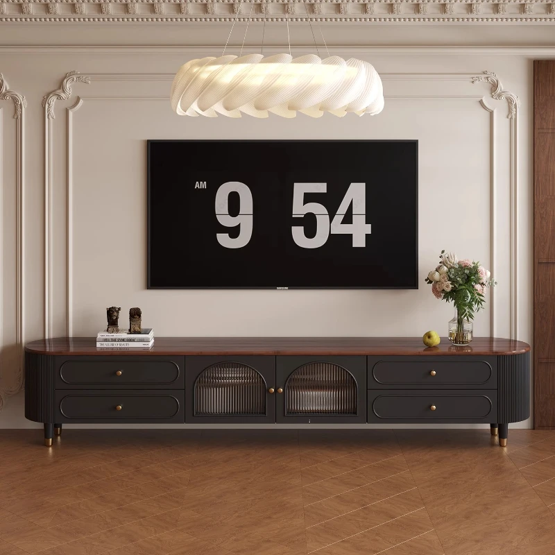 

Вертикальный винтажный стол для телевизора, деревянный тяжелый роскошный дизайн, подставка для телевизора для гостиной, элитные аксессуары для дома Muebles Para El Hogar