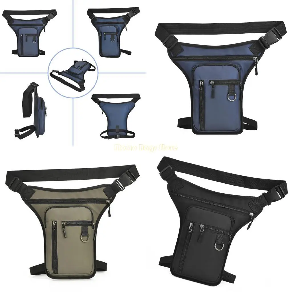 

X90D Waist With Reinforced Zippers Shoulder Crossbody Bag For Travel Adventures