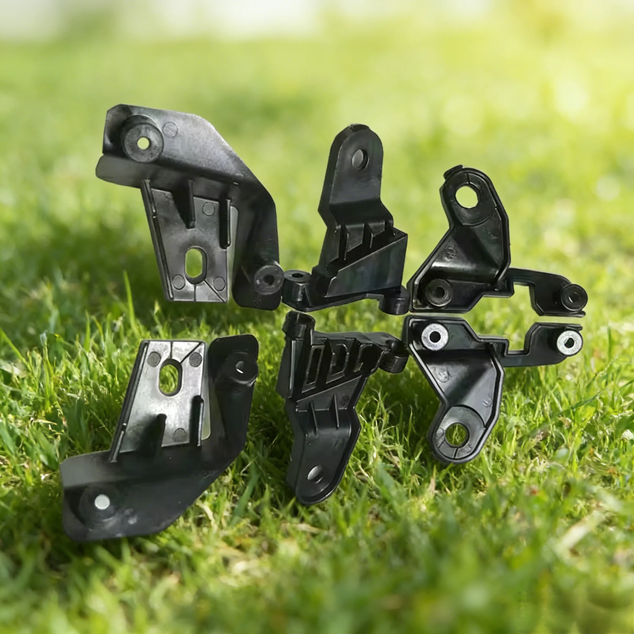 

Для Toyota Lexus RX300 350 330 RX450 2020-2022: Комплект для ремонта фар, кронштейн, защитное кольцо фары, черный пластиковый фиксирующий зажим