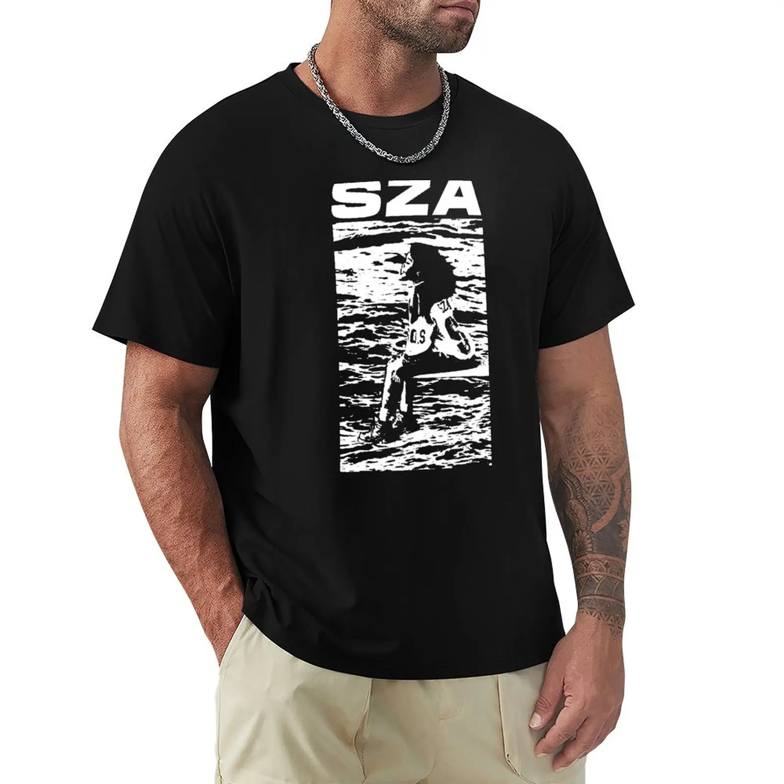 SOS by SZA T-Shirt Work Comfort T-Shirt for Men