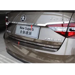 For Skoda Superb 2016-2017-2018 2019-2021 2022 Rear Boot Door Trunk Cover Trim Tailgate Garnish Molding Strip Car Accessories