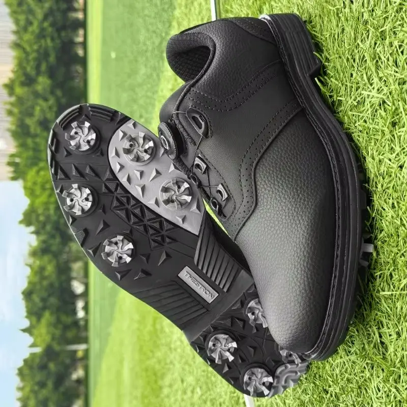 

Новинка 2023 года, осенняя обувь для гольфа для мужчин, хорошее качество, обувь для гольфа с шипами, противоскользящая спортивная обувь, мужская обувь