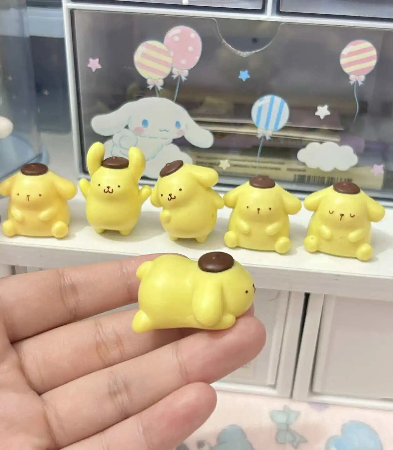 

New Products In Stock Cute Pudding Dog Figurines Layered Music Layered Blind Boxes Desktop Decorations Birthday Gift For Girlfri