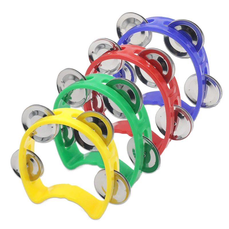 1pc Hand Bell Orff Flower Drum Circle, suitable for music accompaniment, musical gifts, and percussion instruments