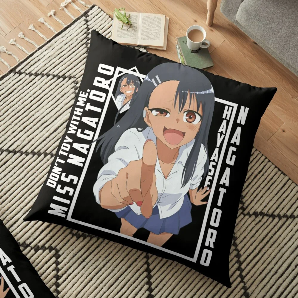 Don't Toy with Me Miss Ijiranaide Nagatoro San - Hayase Nagatoro Fashion Pattern Cushion Cover Throw Pillow Case Home Decor