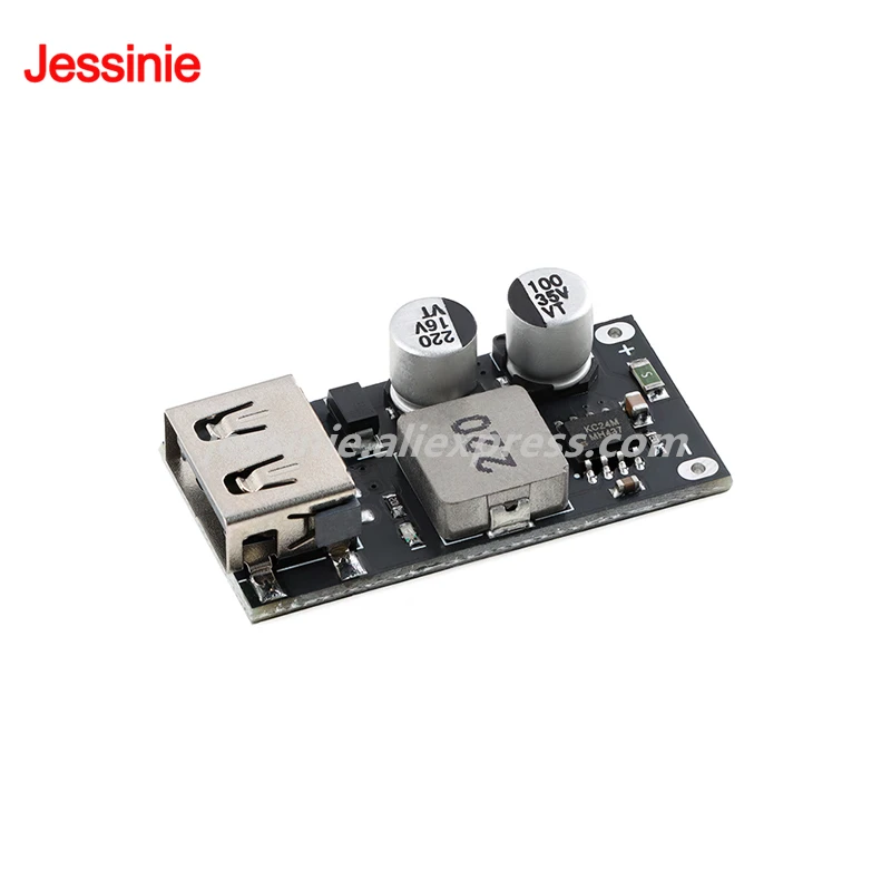 USB QC2.0 QC3.0 DC-DC Converter Charging Power Step Down Buck Module DC To DC 5V 9V 12V 24V 6-30V Fast Charger Circuit Board