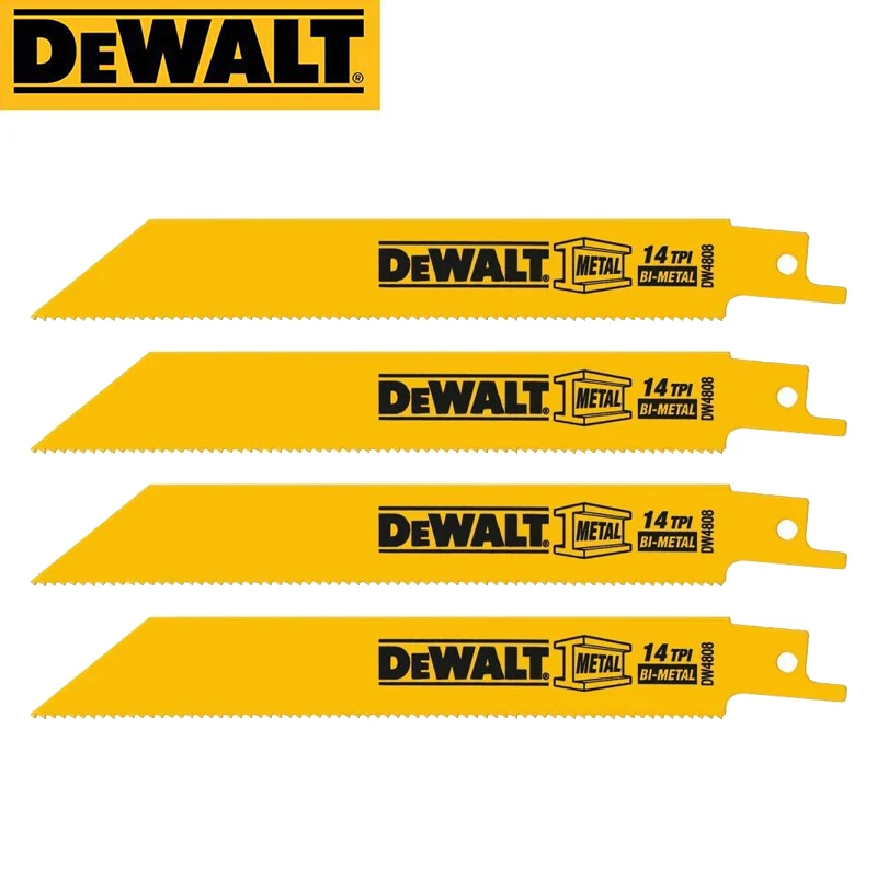 DEWALT DW4808 Metal Cutting Bi-Metal Reciprocating Saw Blades Dewalt Power Tool Accessories For DCS369 DCS386 DCS389 DCS367