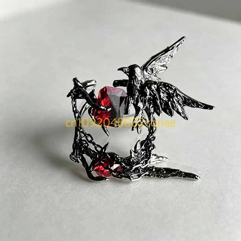 Unique Crow Ring Night Party Jewelry Gift Finger Accessories