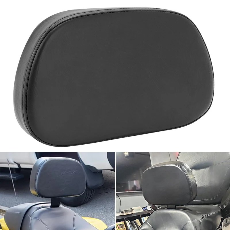 

Motorcycle Front Driver Rider Backrest Back Pad Cushion For Harley Touring CVO Electra Road Street Glide Road King 09-UP