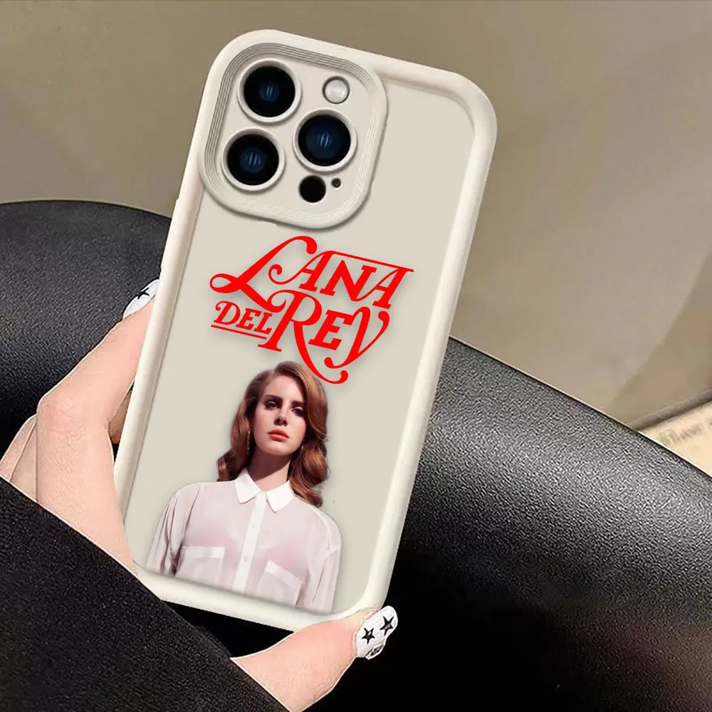 Singer L-Lana D-Del Rey Phone Case For Iphone Apple 17 AIR 16 16E 11 12 13 14 15 8 7 SE X XS XR Plus Pro Max Cover Silicone Case