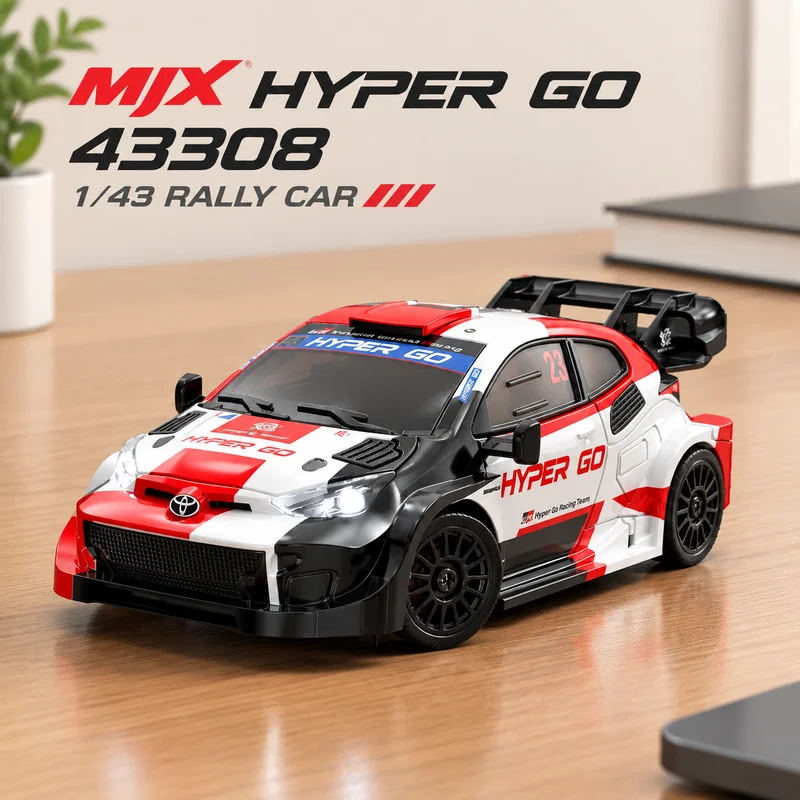 MJX HYPER GO 43308 Remote Control Car 1/43 4WD High Speed Drift Rally Racing Vehicle Hobby Toy For Adults