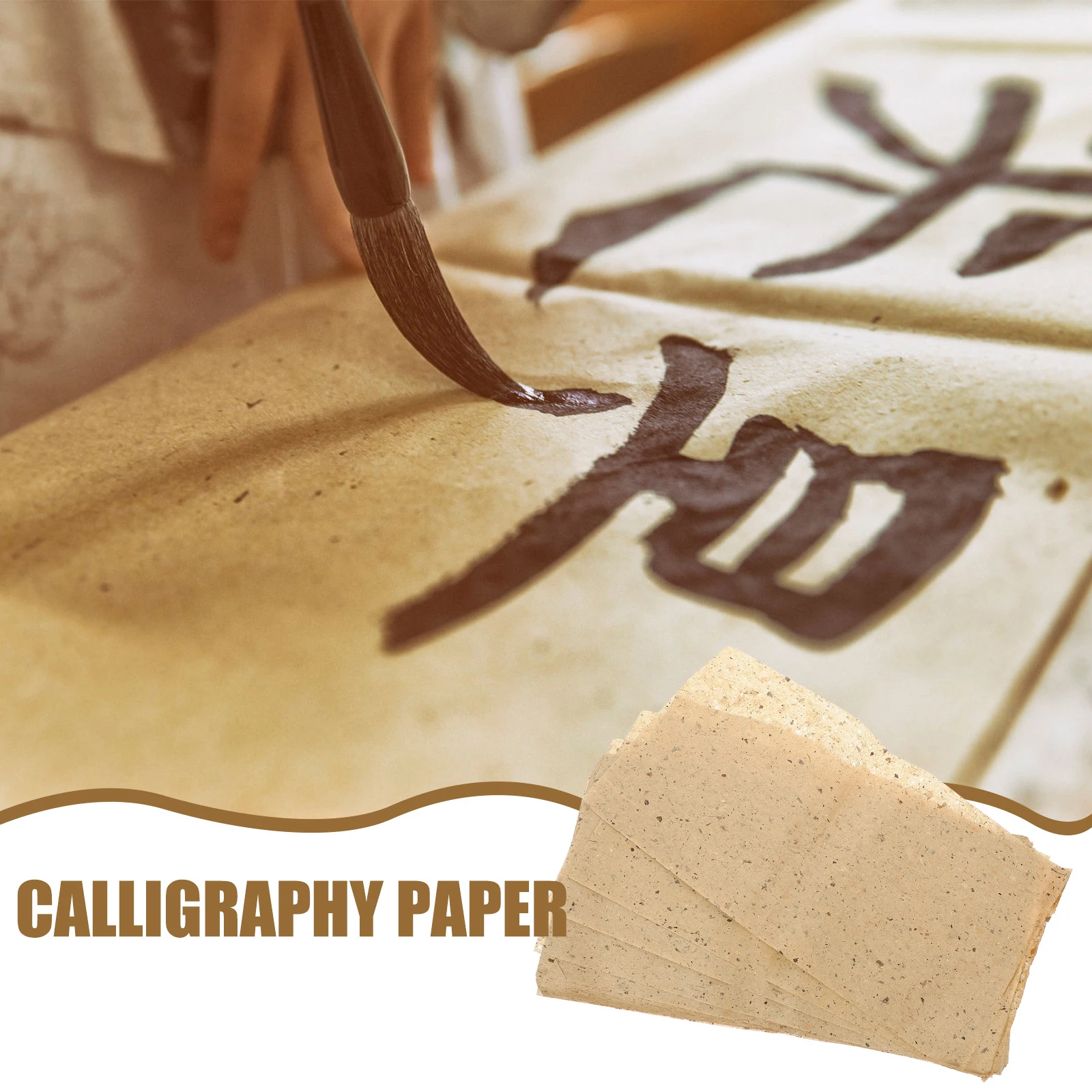 

100 Pcs Large Size Calligraphy Painting Rice Multipurpose Paper Paper Handmade DIY Tea Dyed Washi