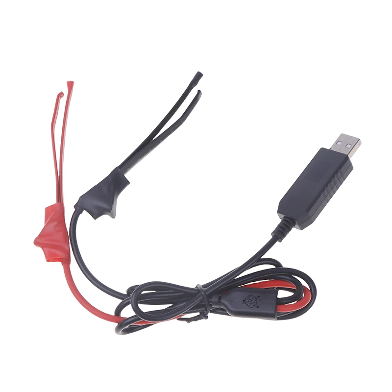 Kabel pengisi daya catu daya USB Interkom Walkie Talkie Universal 4.2V-8.4V klip konektor pengisian aksesori perangkat pengisi daya