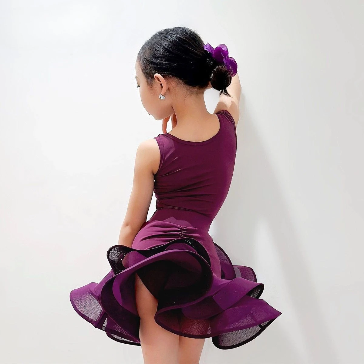 Kids Professionele Latin Dans Jurk Meisjes Tango Salsa Samba Ballroom Dansvoorstelling Podium Outfits Kostuum