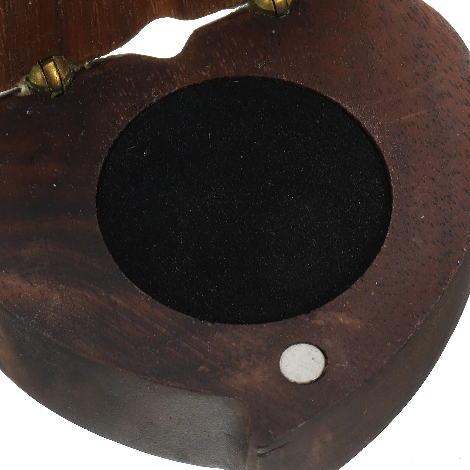 

Wooden Ring Box Case Heart Shape Rings Holder Creative Boxes Shaped Jewelry Portable Ringsbox Engagement Container