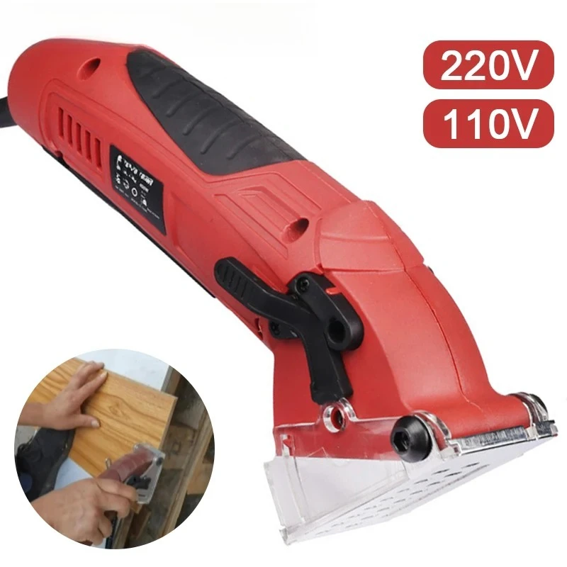 220V 110V Mini Electric Circurlar Saw Metal Cutting Machine Multifunctional Mini Saw Cutter DIY Woodworking Power Tool