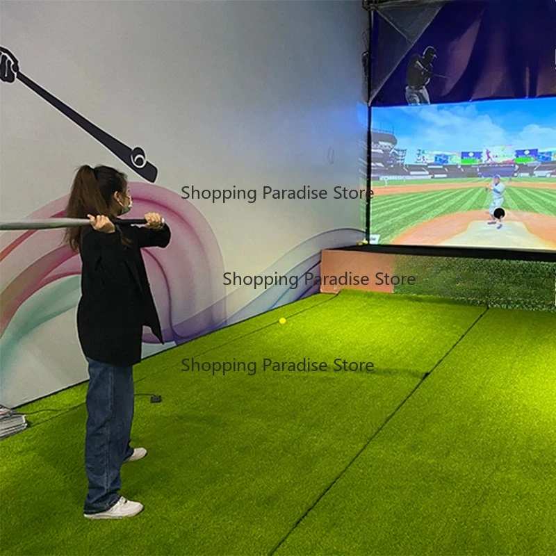 Simulated Baseball Digital Sports Interactive Experience Projection Trendy Toy Equipment Entertainment Game Batting Cage Ball