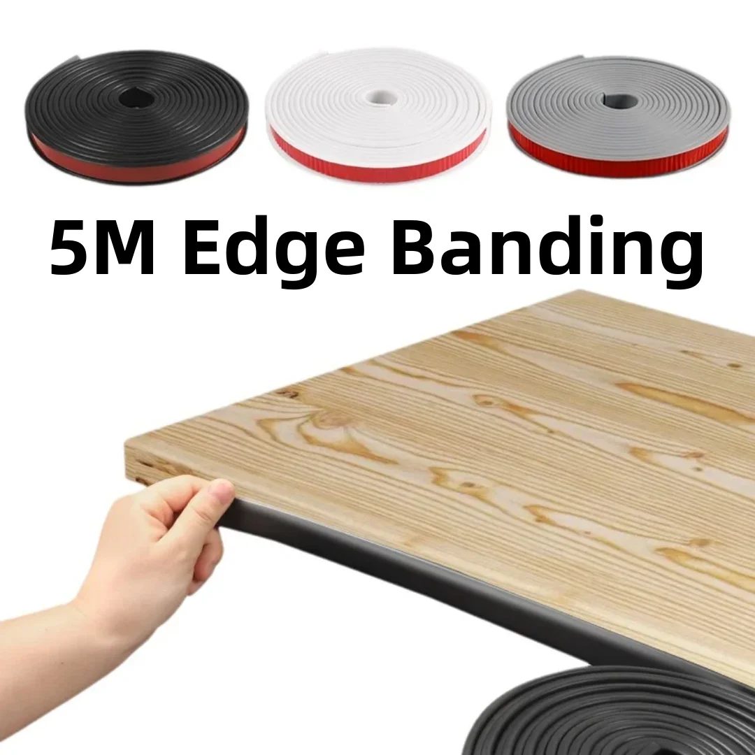 

1 шт. 5 м x 20 мм U-образная кромка, самоклеящаяся деревянная доска, стул, стол, мебель, защитная пленка, украшение ﻿